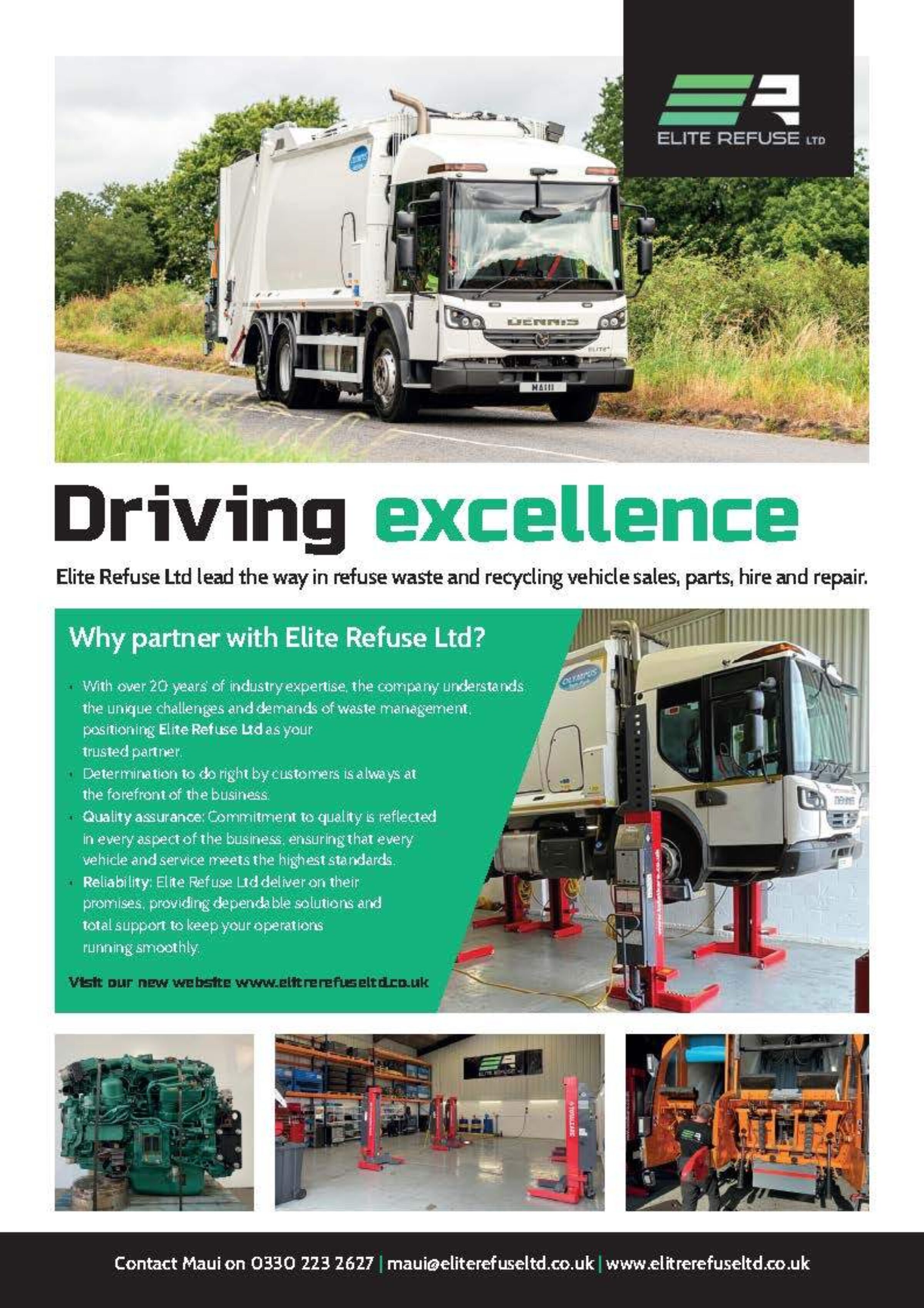 Commercial Motor Ad and Article Page 1